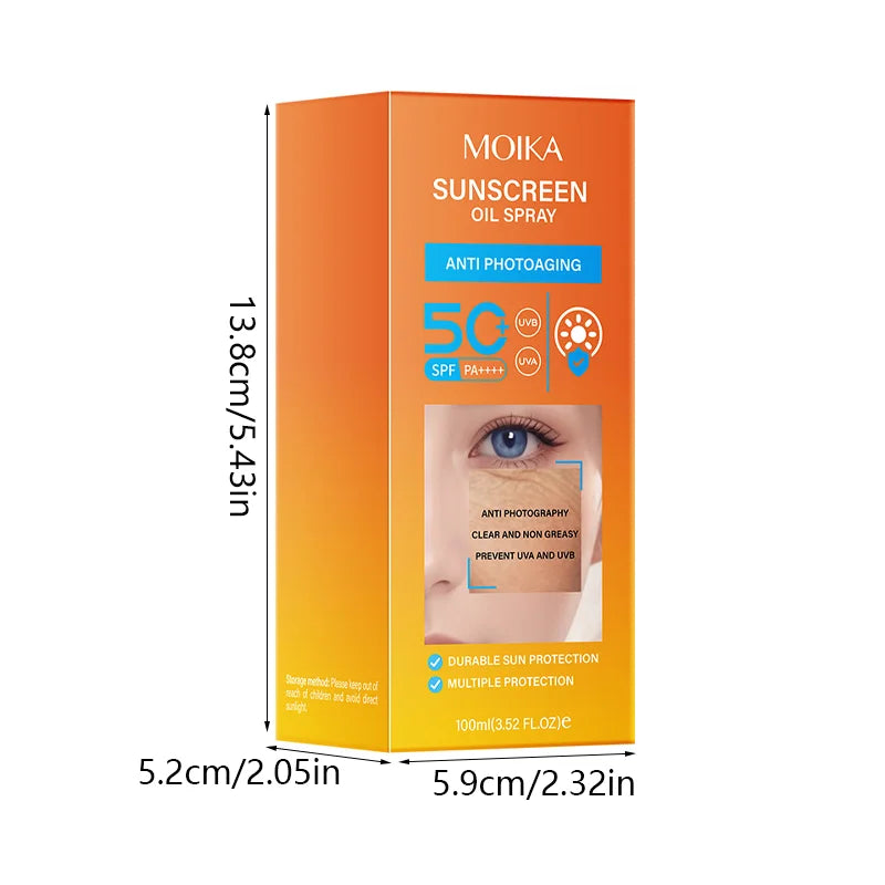 MOIKA solskydd Spray SPF50+ PA++++ – 100 ml