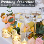 Elektroniskt LED-blockljus i plast – realistiskt och säkert för dekoration