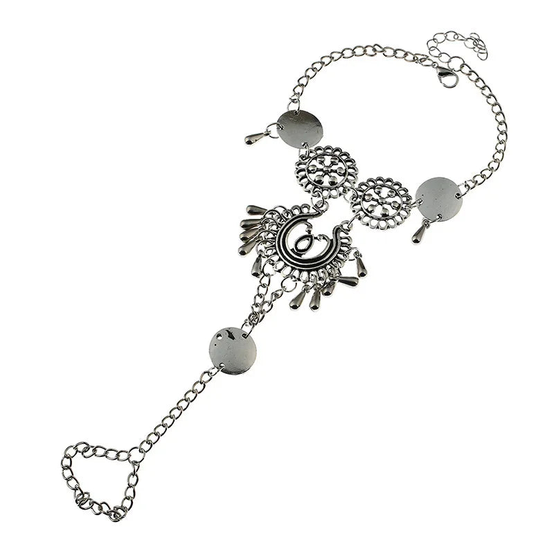Fot- och Tåkedja – Bohemisk Vintage Anklet för Kvinnor