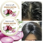 Onion and Biotin Shampoo Soap - 60g, Suitable for All Hair Types, Moisturizing and Smoothing, Rich in Rosemary Extract - UNAKIT