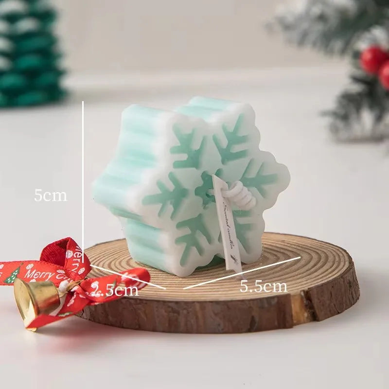 Juldoftljus – Snöflinga i Presentförpackning