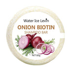 Onion and Biotin Shampoo Soap - 60g, Suitable for All Hair Types, Moisturizing and Smoothing, Rich in Rosemary Extract - UNAKIT