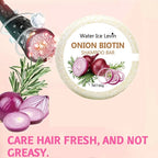 Onion and Biotin Shampoo Soap - 60g, Suitable for All Hair Types, Moisturizing and Smoothing, Rich in Rosemary Extract - UNAKIT