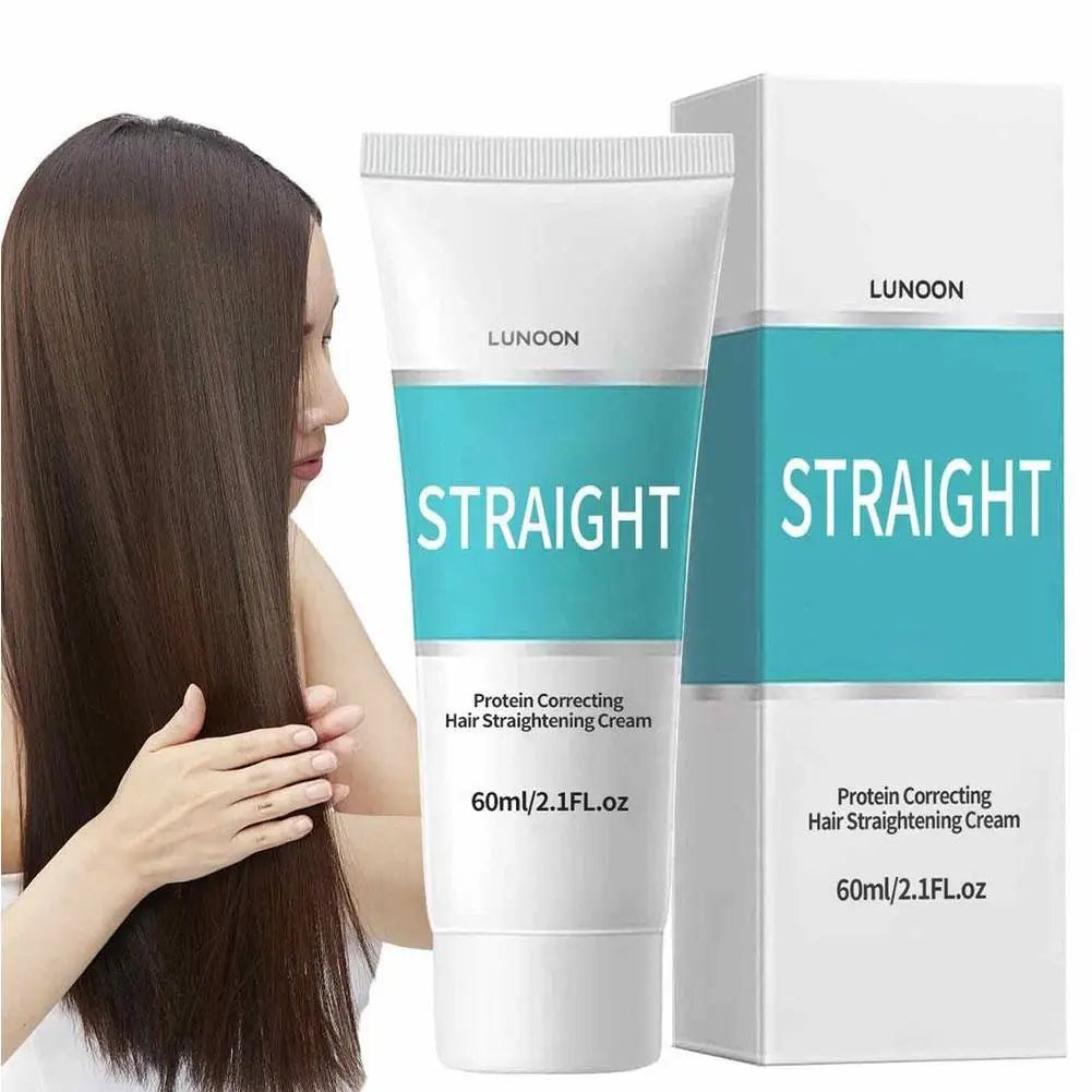 60ml Keratin Hair Straightening Cream Professional Damaged Treatment Faster Smoothing Curly Hair Care Protein Correction Cream - UNAKIT
