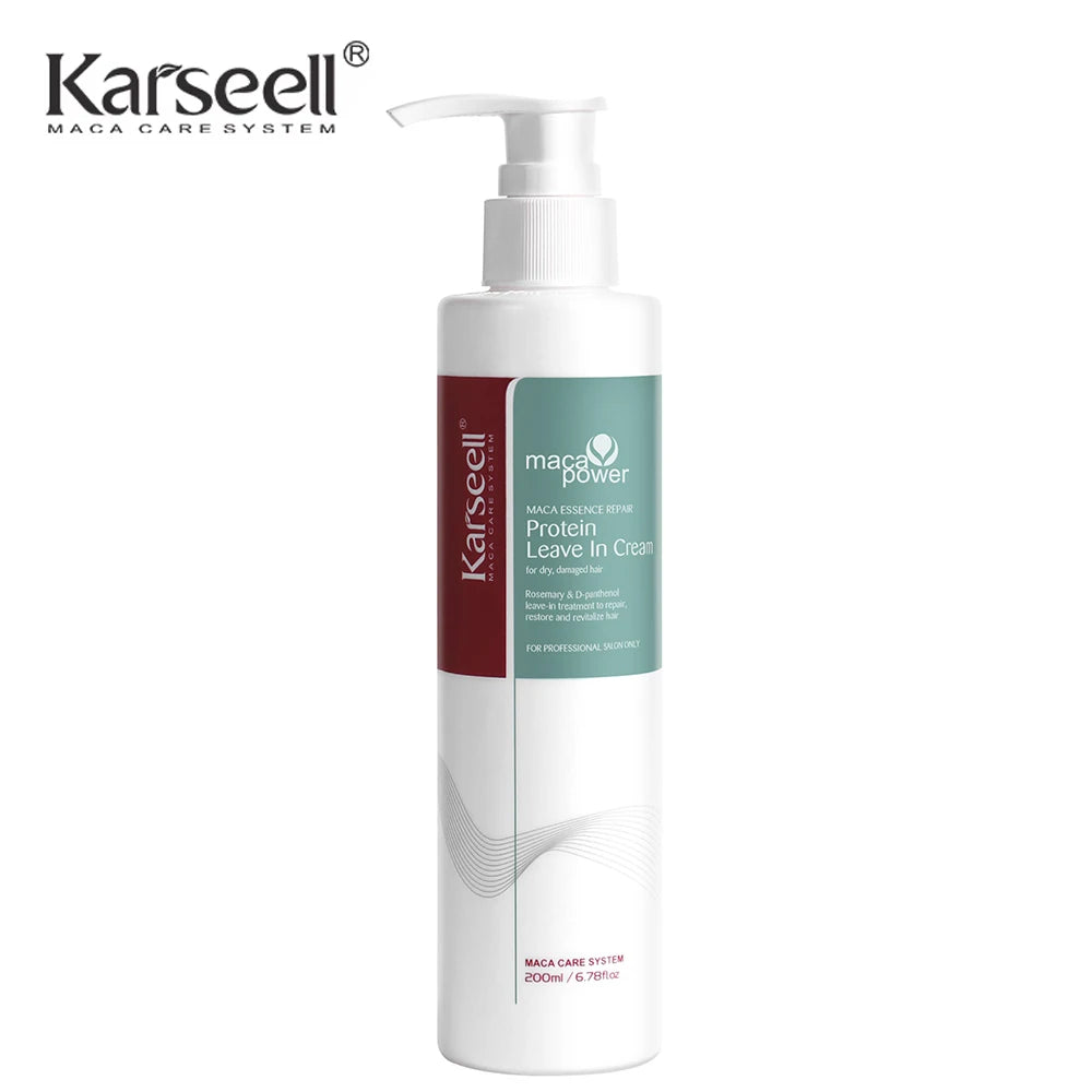 Karseell Leave-In Conditioner Protein Cream för Torrt och Skadat Hår