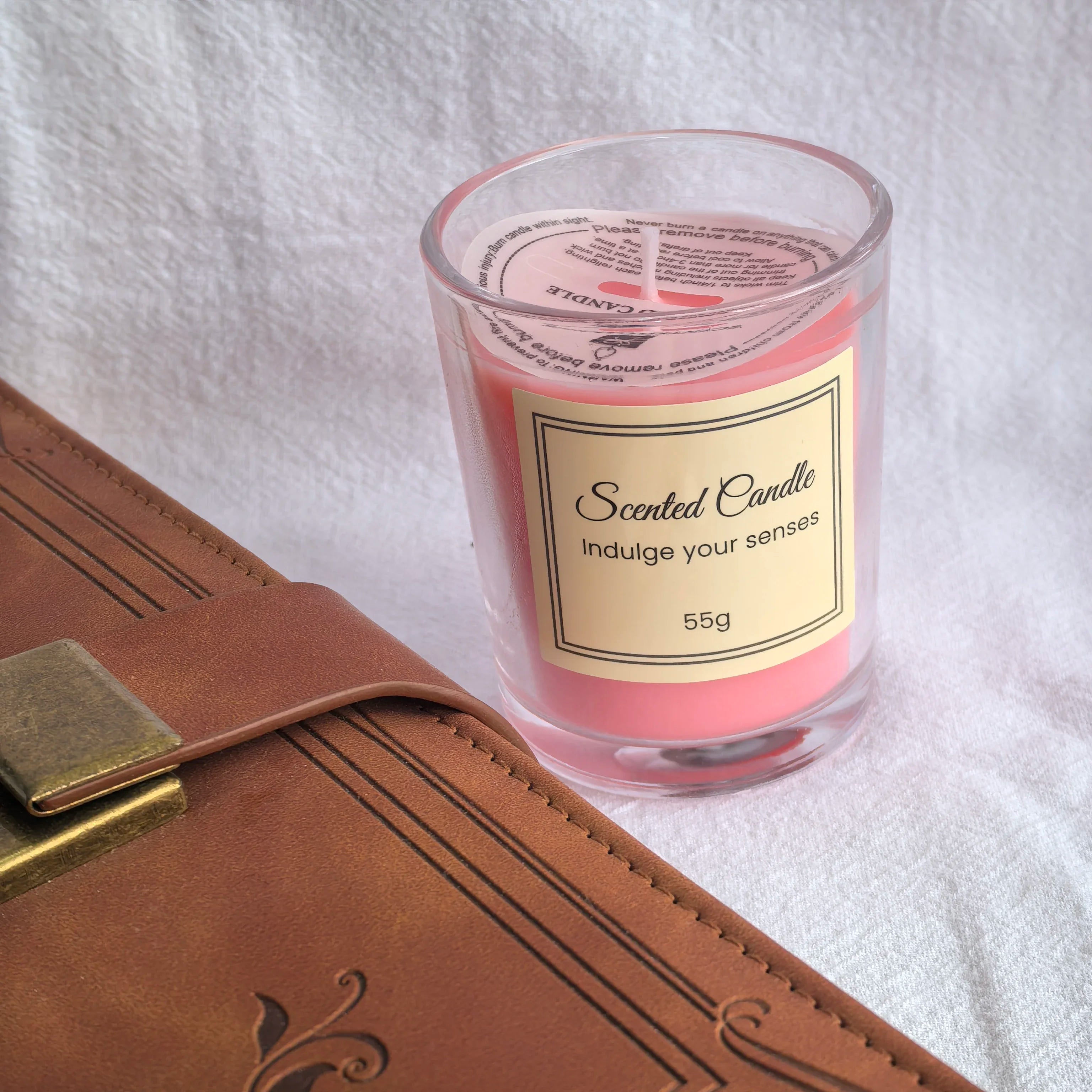 Aromaterapi doftljus i presentförpackning – handgjort sojavaxljus i glas