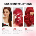 Karseell Color Depositing Red Hair Mask – Färgförstärkande Inpackning för Rött Hår 500 ml