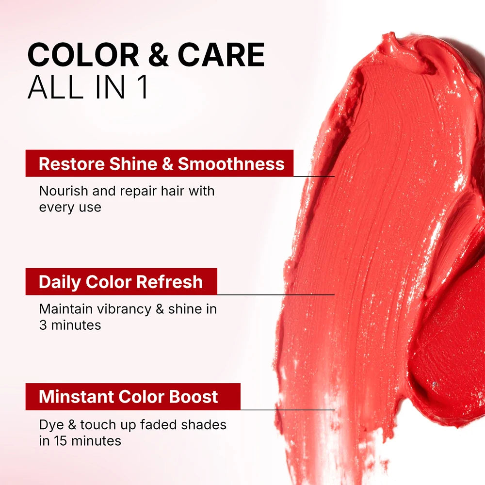 Karseell Color Depositing Red Hair Mask – Färgförstärkande Inpackning för Rött Hår 500 ml